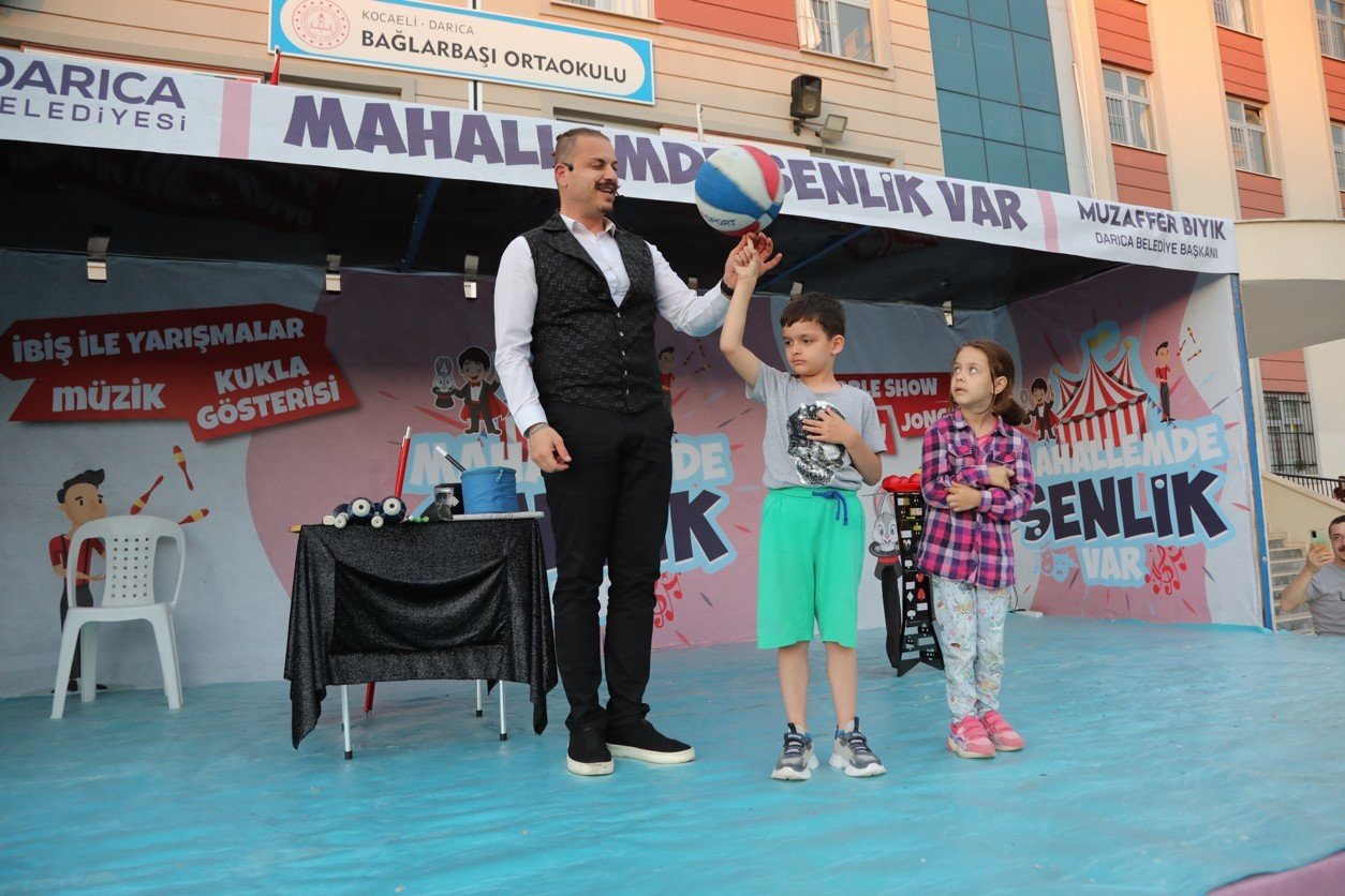 Darıca’da eğlence çocukların ayağına gidecek