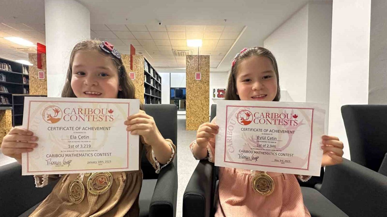 Matematikte dünya şampiyonu 8 yaşındaki ikizler üst üste rekor kırdı