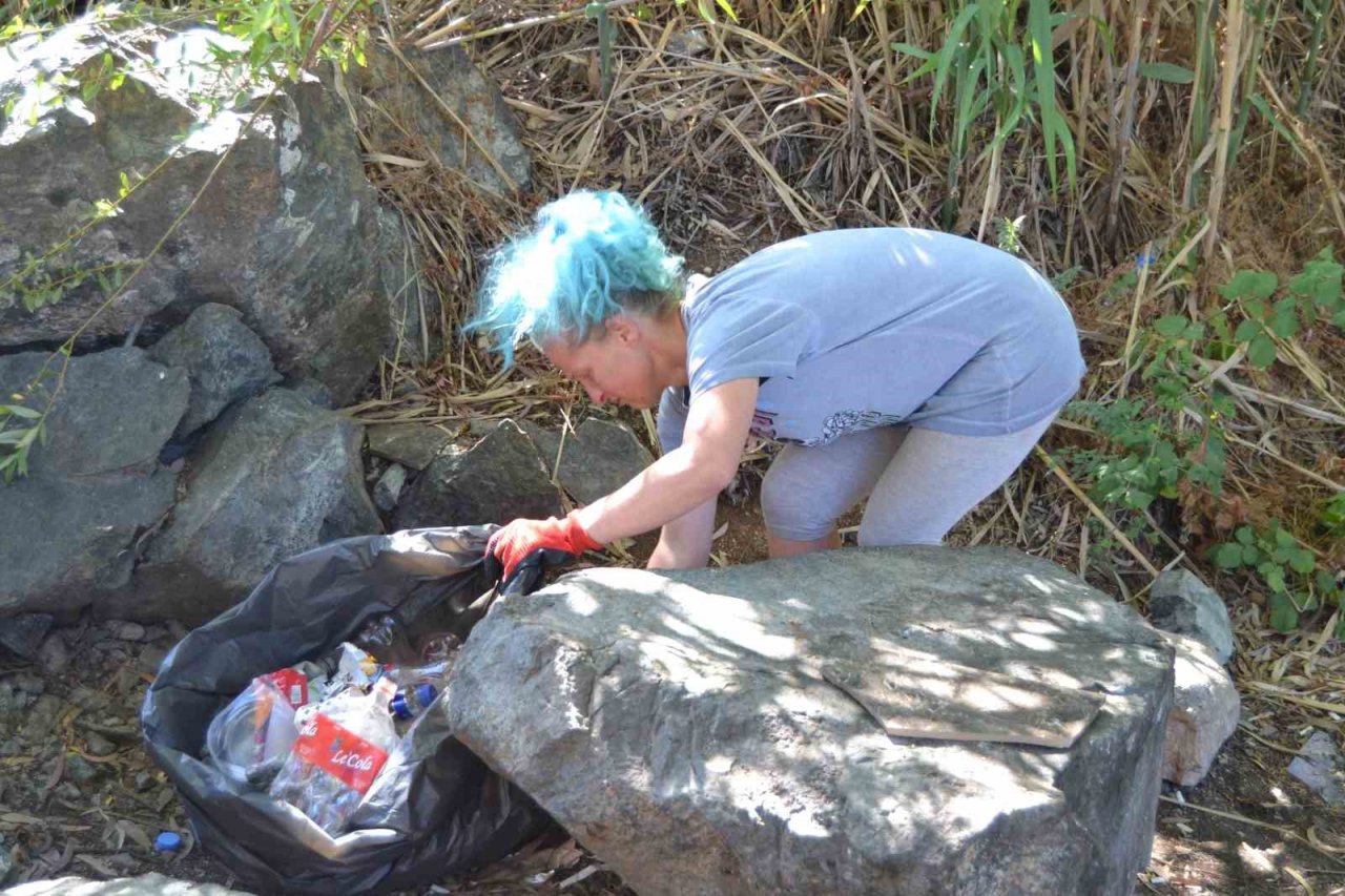 Fethiye Kuş Cenneti’nde temizlik etkinliği yapıldı