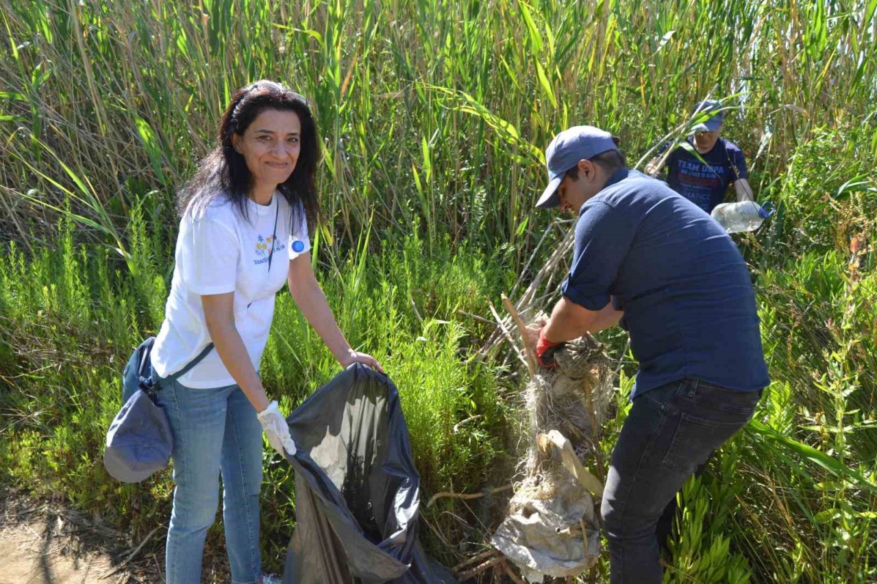 Fethiye Kuş Cenneti’nde temizlik etkinliği yapıldı