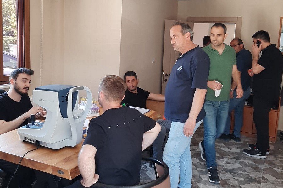 Orman personeli genel sağlık taramasından geçti