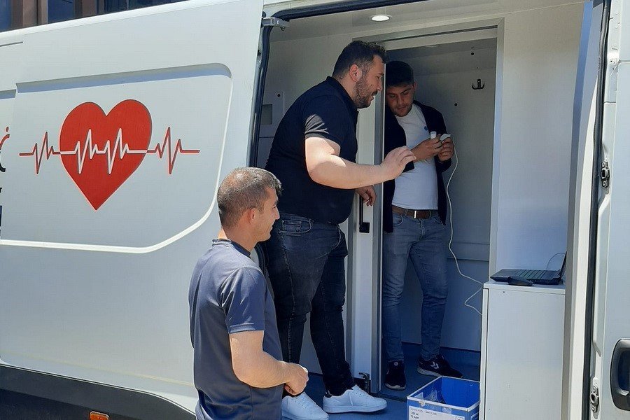 Orman personeli genel sağlık taramasından geçti