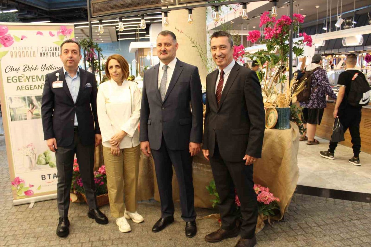 İstanbul Havalimanı’nda Ege’nin yöresel tatları sergileniyor