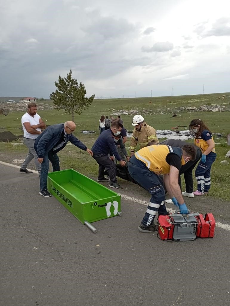 Kars’ta trafik kazası: 1 ölü