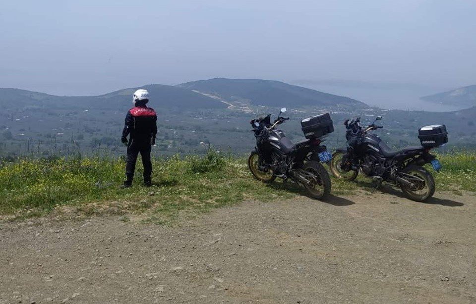 Motosikletli Jandarma timleri Kapıdağ’da görev başında