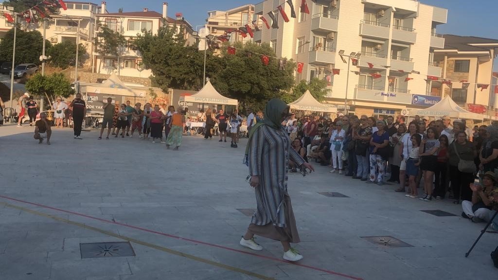 Datça Halk Eğitim Merkezi kursiyerleri hünerlerini sergiledi