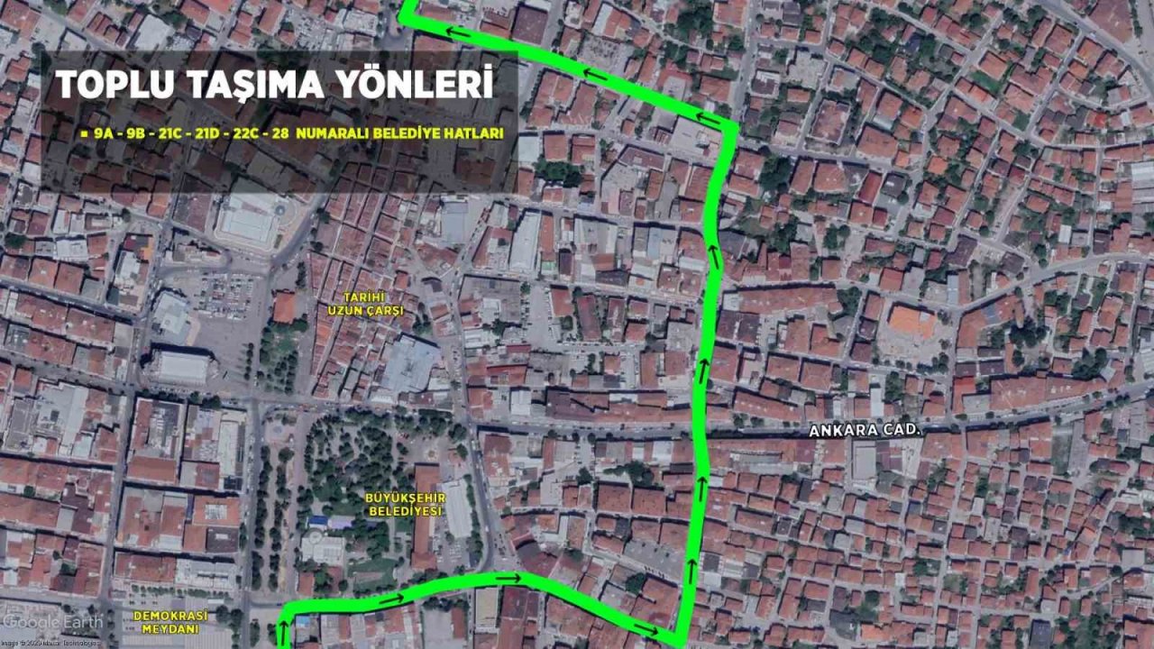 Sakarya’da şehir içi yol ve toplu taşıma güzergahlarında değişikler yapıldı