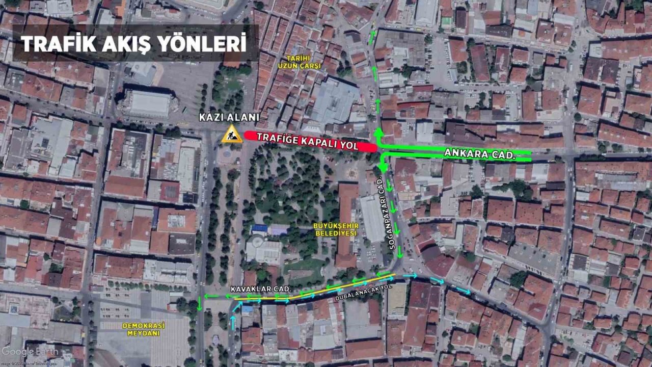 Sakarya’da şehir içi yol ve toplu taşıma güzergahlarında değişikler yapıldı