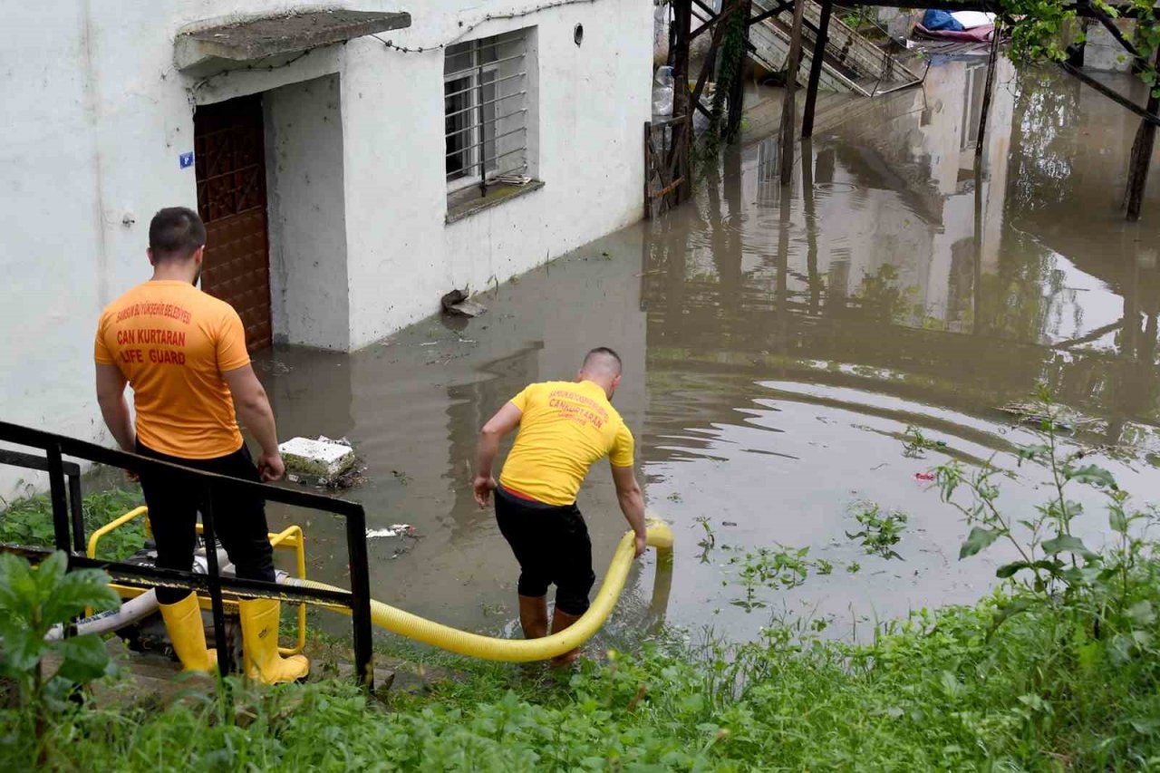 Samsun’da sel ve heyelanla mücadele
