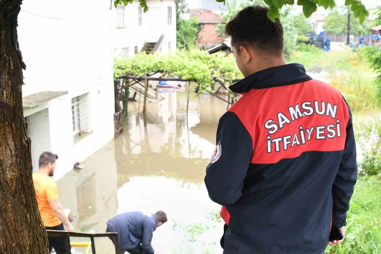 Samsun’da sel ve heyelanla mücadele