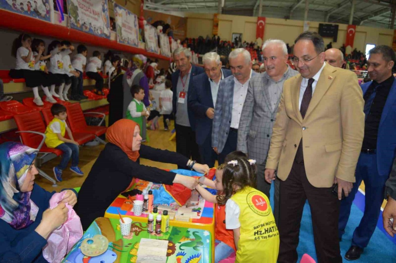 4-6 yaş Kur’an kurslarının 10. yılına mehterli kutlama