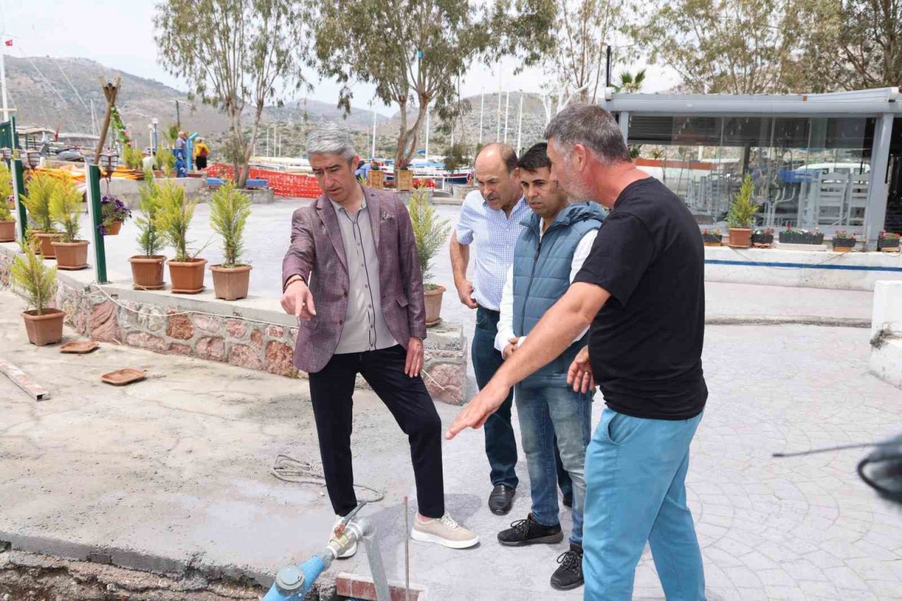 Başkan Oktay, Selimiye ve Bozburun’da incelemelerde bulundu