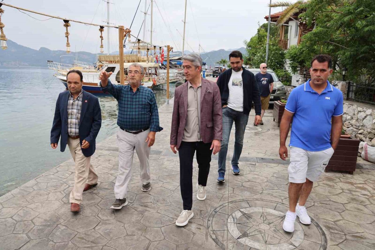 Başkan Oktay, Selimiye ve Bozburun’da incelemelerde bulundu