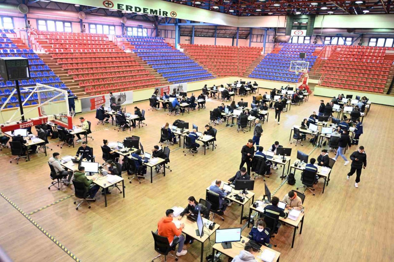 Erdemir’in saat ücretli işe alımlarında sınav süreci başladı