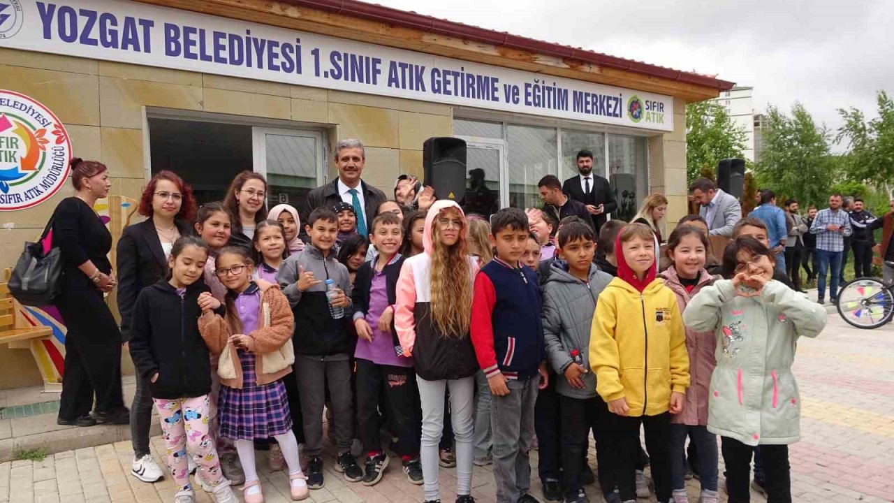 Yozgat Belediyesi 1. Sınıf Atık Getirme ve Eğitim Merkezi açıldı