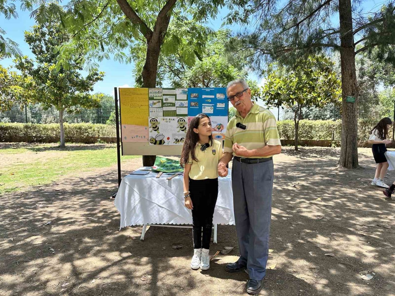 Aydınlı minikler arkadaşlarını çevre konusunda bilgilendirdi