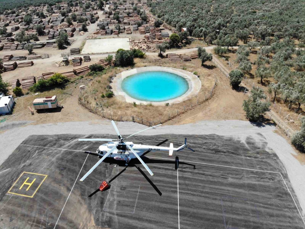 Kazdağları’nı orman yangınlarına karşı ’yarasa helikopter’ koruyacak