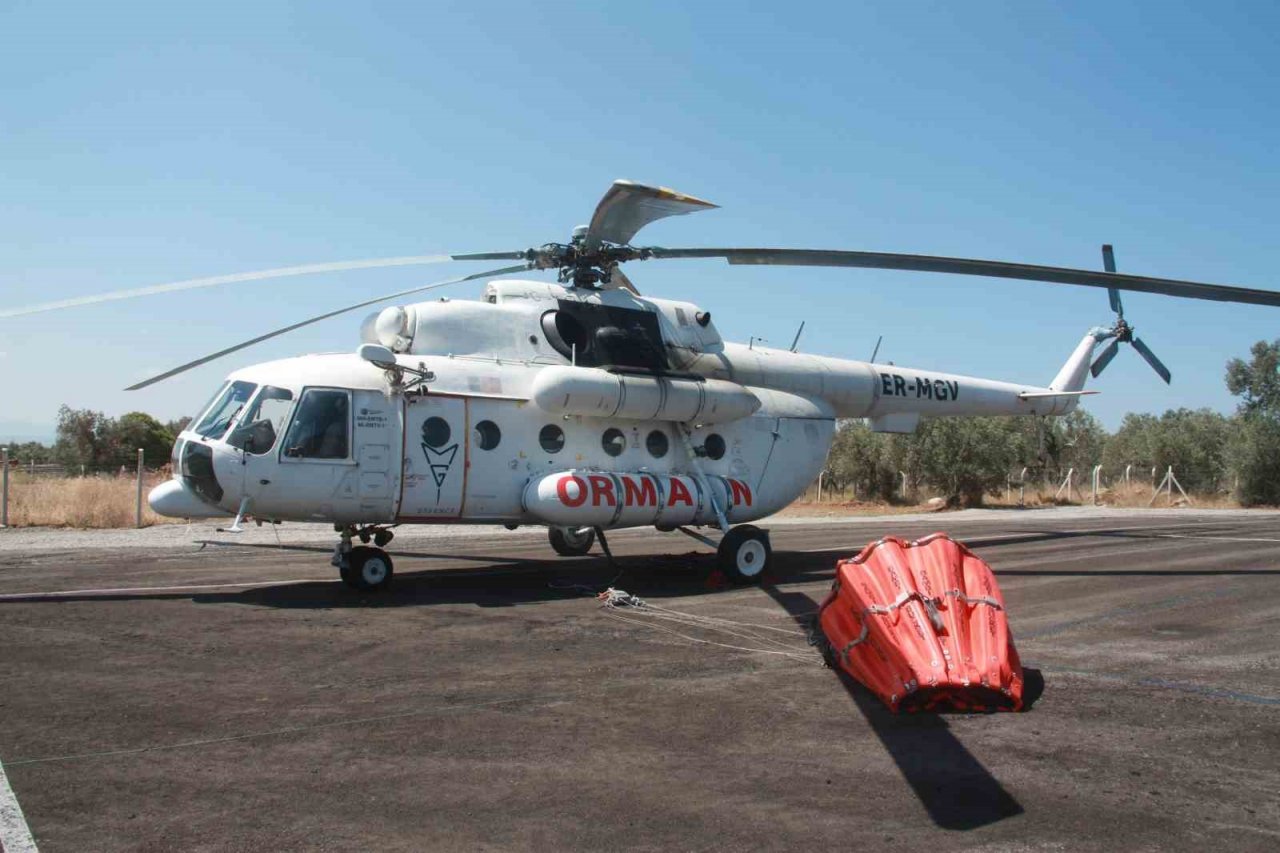 Kazdağları’nı orman yangınlarına karşı ’yarasa helikopter’ koruyacak