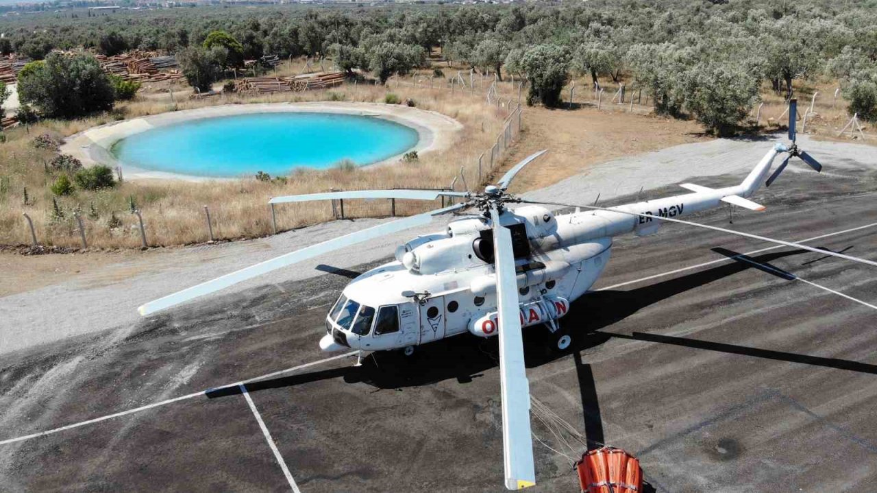 Kazdağları’nı orman yangınlarına karşı ’yarasa helikopter’ koruyacak