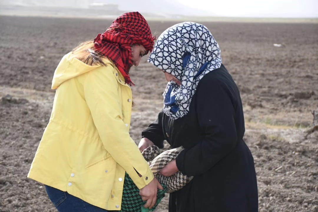 Doğubayazıtlı kadınlar toprağa hayat verdi