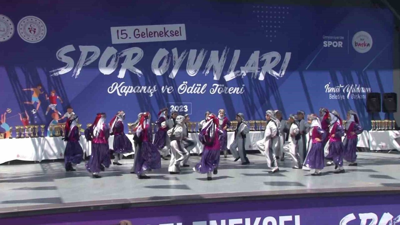 15. Geleneksel Ümraniye Spor Oyunları’nda ödüller sahiplerini buldu