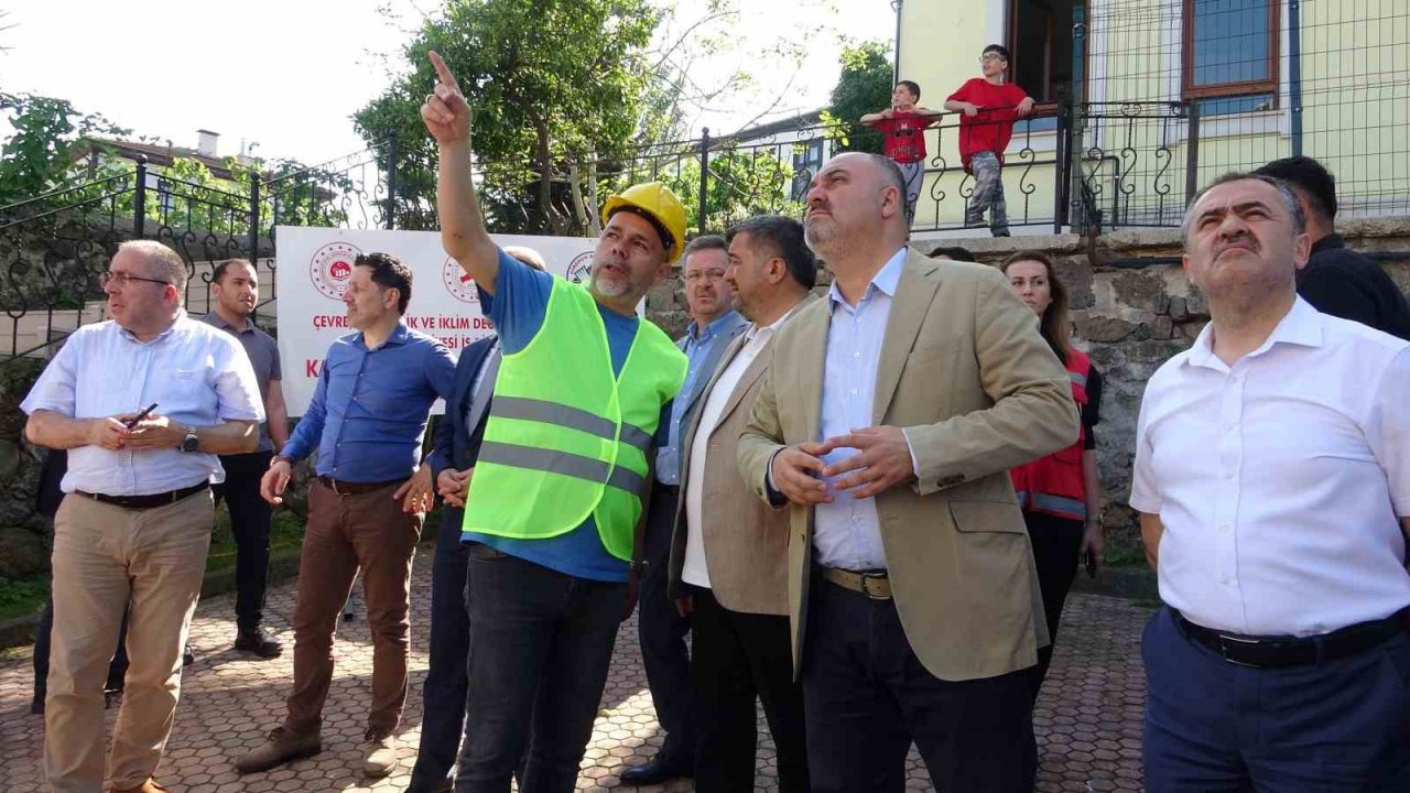 Giresun’da Rumlar ile Türklerin yıllarca yaşadığı tarihi evlerde kentsel dönüşüm başladı