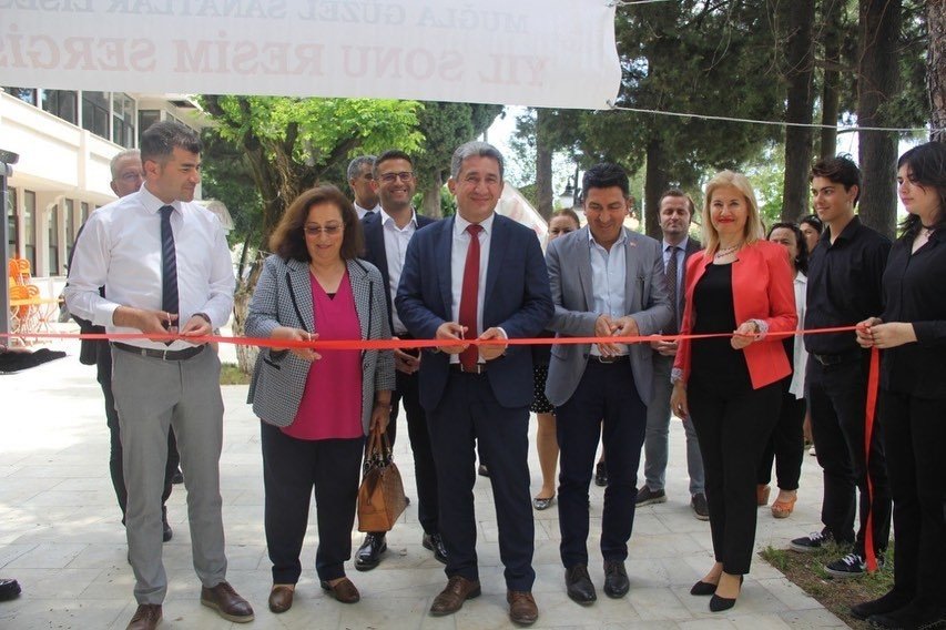 Muğla Güzel Sanatlar Lisesi’nde Resim Sergisi düzenlendi