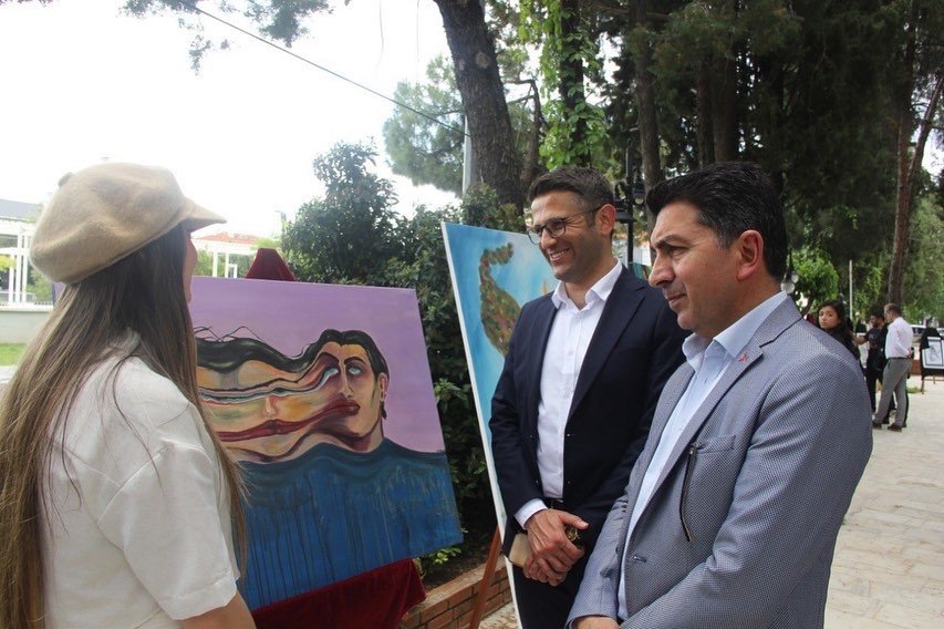 Muğla Güzel Sanatlar Lisesi’nde Resim Sergisi düzenlendi