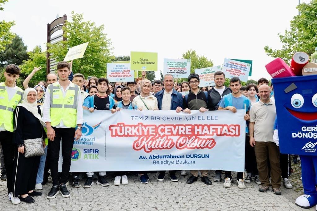 Sultangazi, Çevre Haftasını ‘Temiz Dünya, Temiz Deniz’ sloganıyla kutladı
