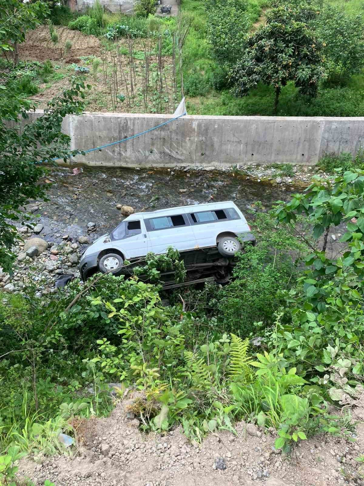 Trabzon’da trafik kazası: 1’i ağır 5 yaralı