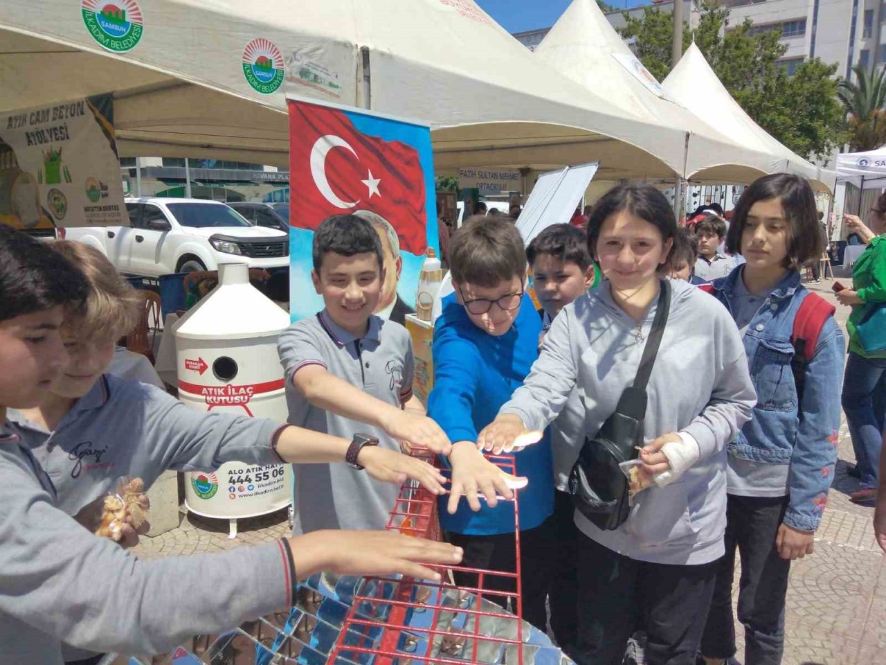 Çevre Haftası kutlamasında “ateş ocağı” ilgi odağı oldu