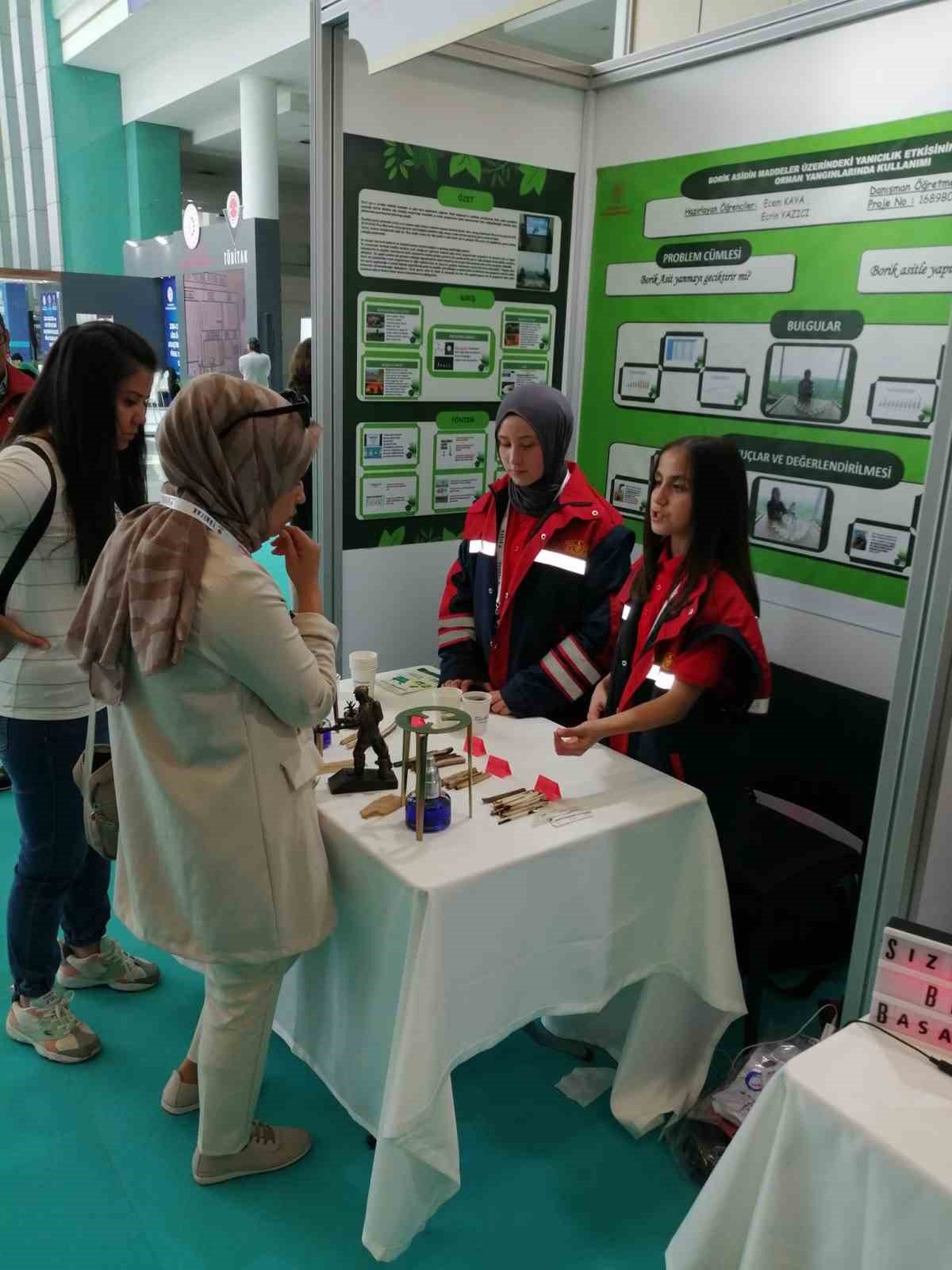 TÜBİTAK proje yarışmasında bölge birincisi oldular