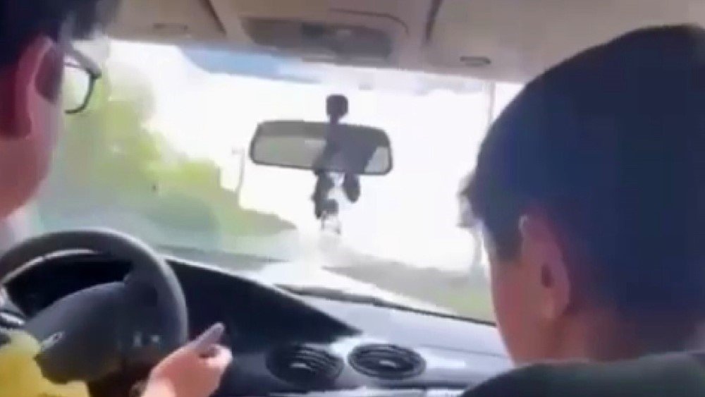 13 yaşındaki Furkan’ın hayatını kaybettiği kazanın görüntüleri ortaya çıktı