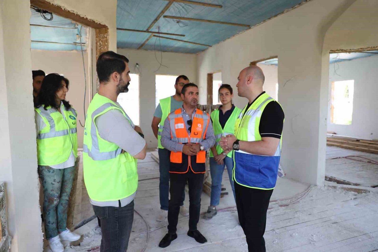 Balbey’de ‘Devlet Konuk Evi’ inşaatı sürüyor