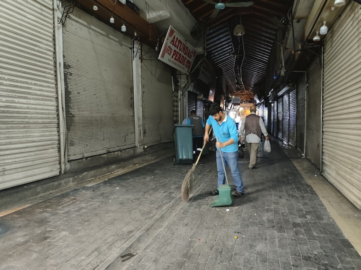 Balıklıgöl’de toplanacak çöp bulamadılar