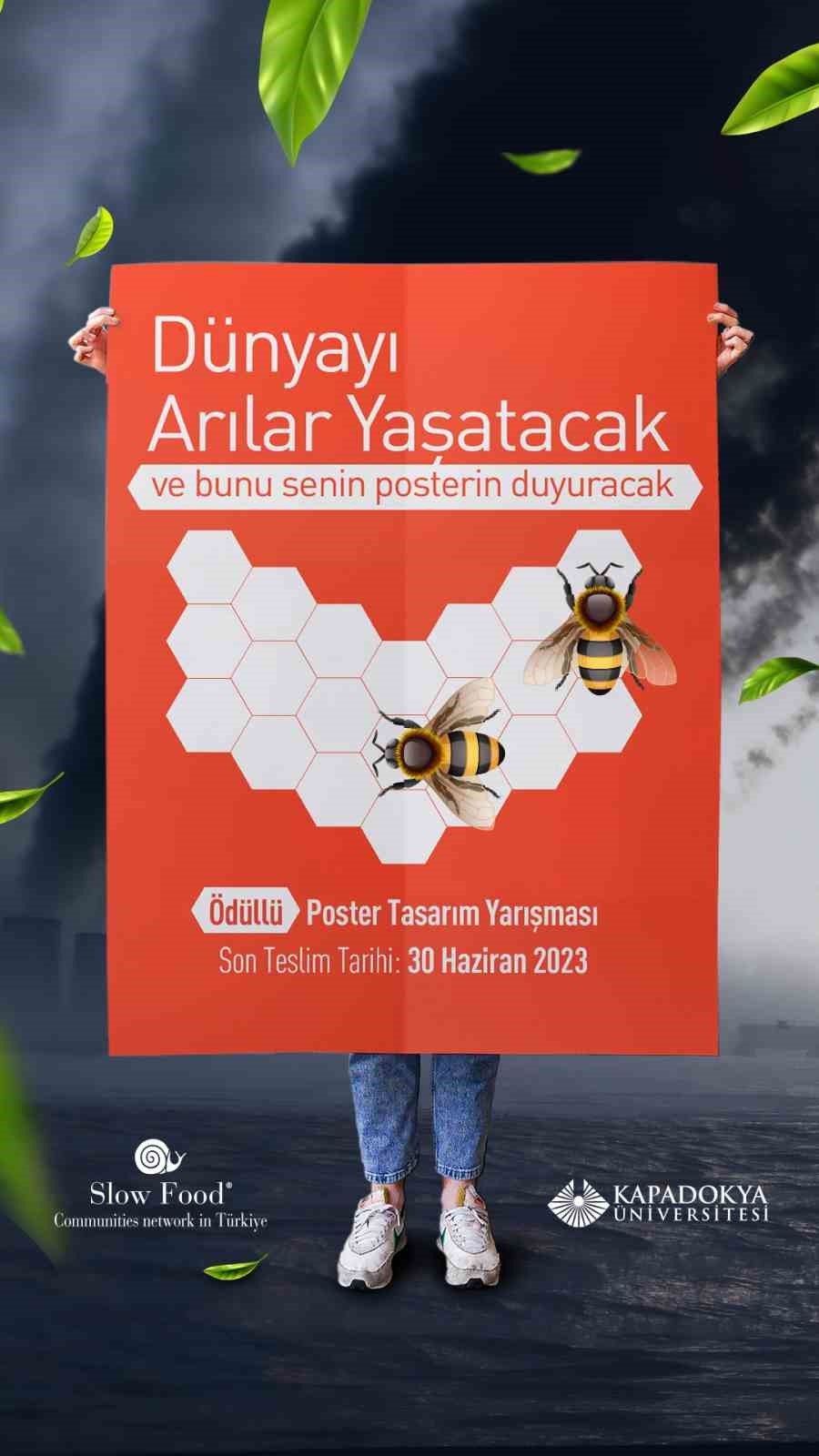 ‘Dünyayı arılar yaşatacak’ poster yarışması başladı