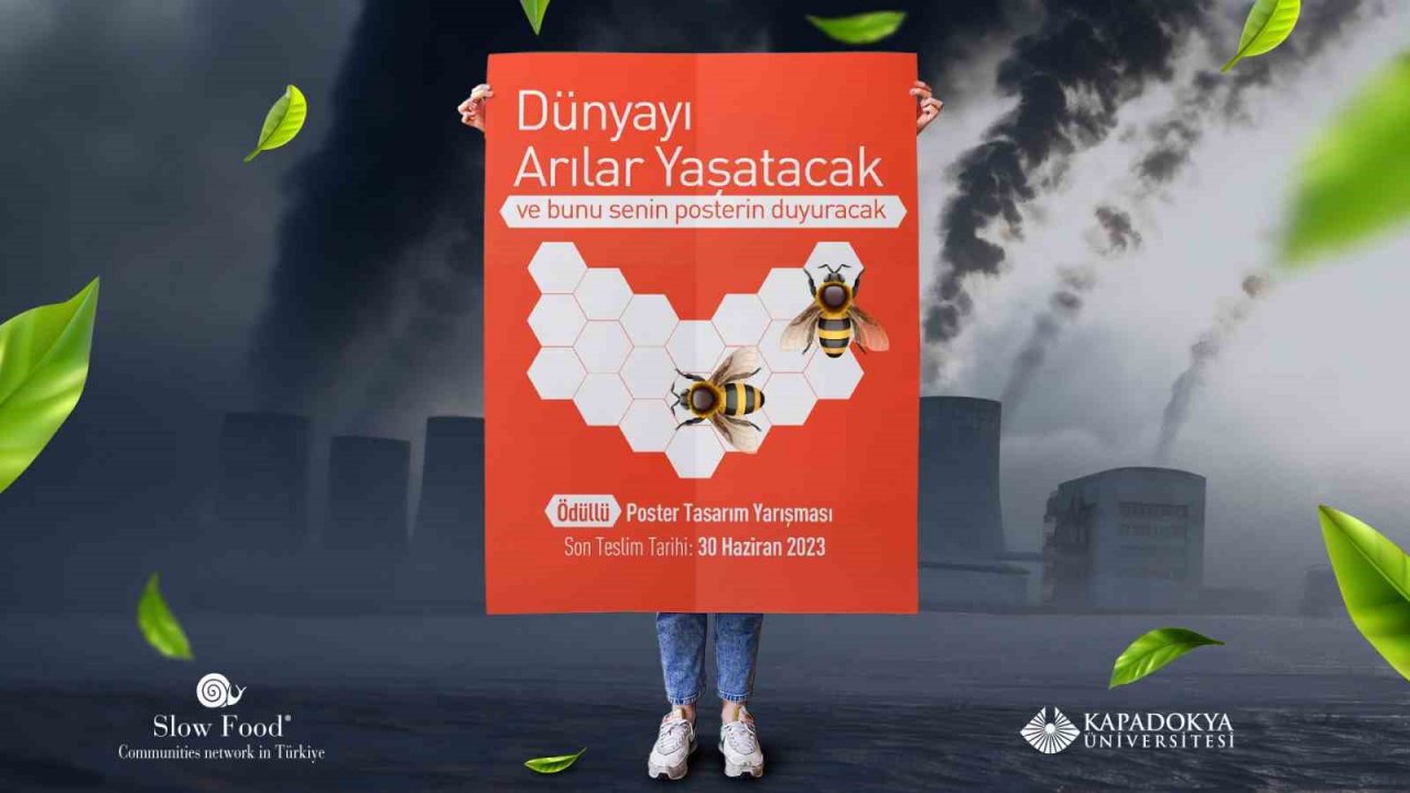 ‘Dünyayı arılar yaşatacak’ poster yarışması başladı