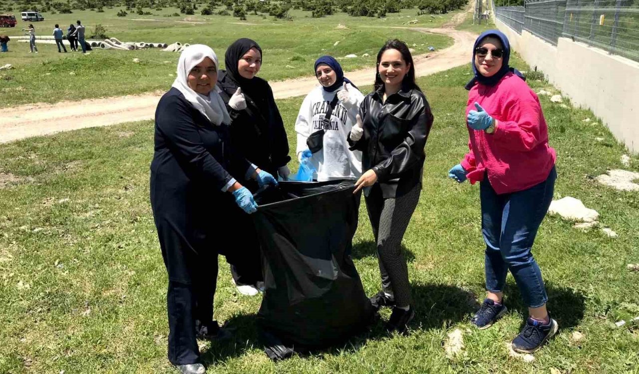Emet Orman İşletme Müdürlüğünden çöp toplama etkinliği