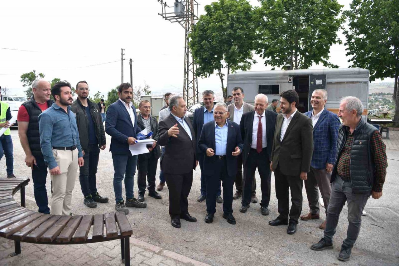 Ali Dağı Mesire Alanı tadilat ve düzenleme çalışmaları incelendi