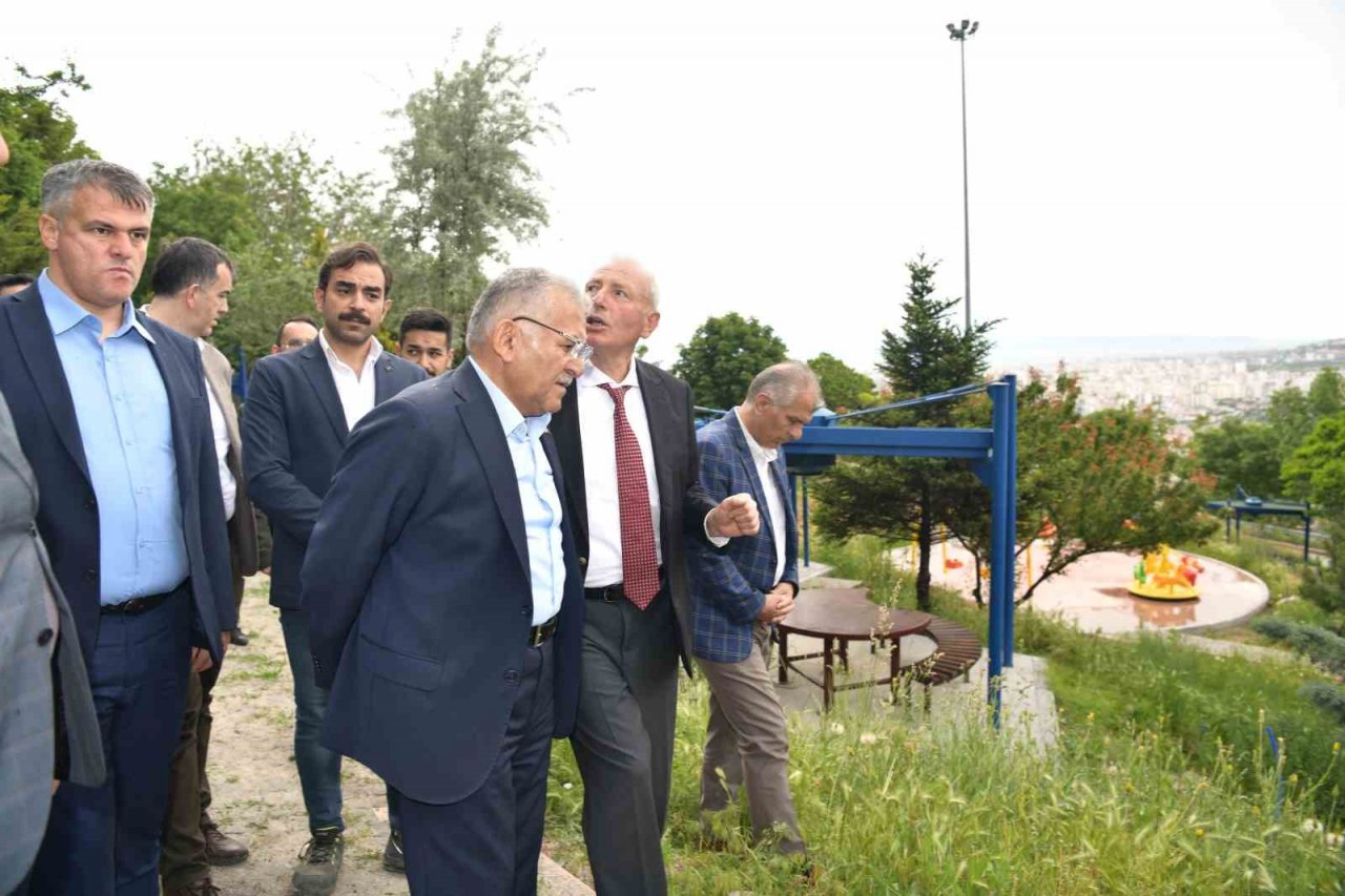 Ali Dağı Mesire Alanı tadilat ve düzenleme çalışmaları incelendi