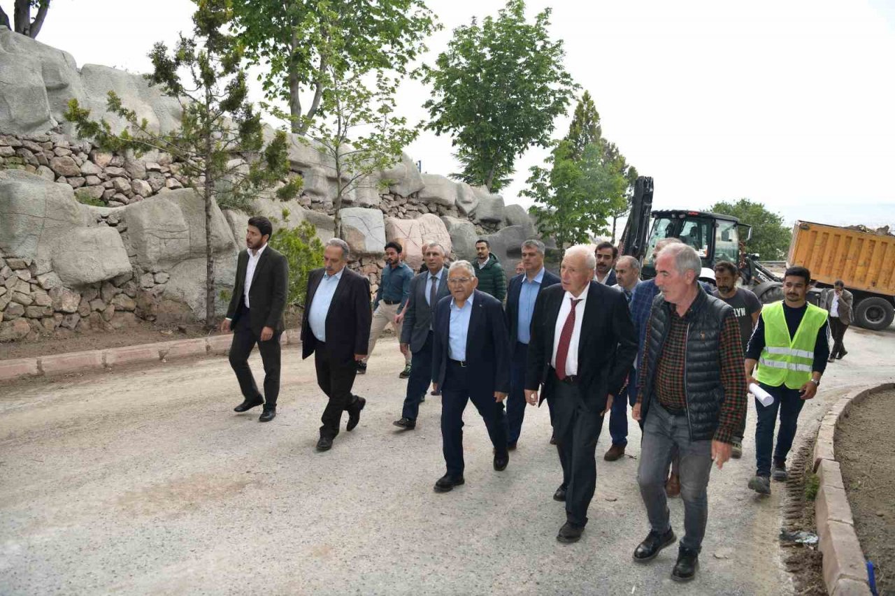 Ali Dağı Mesire Alanı tadilat ve düzenleme çalışmaları incelendi