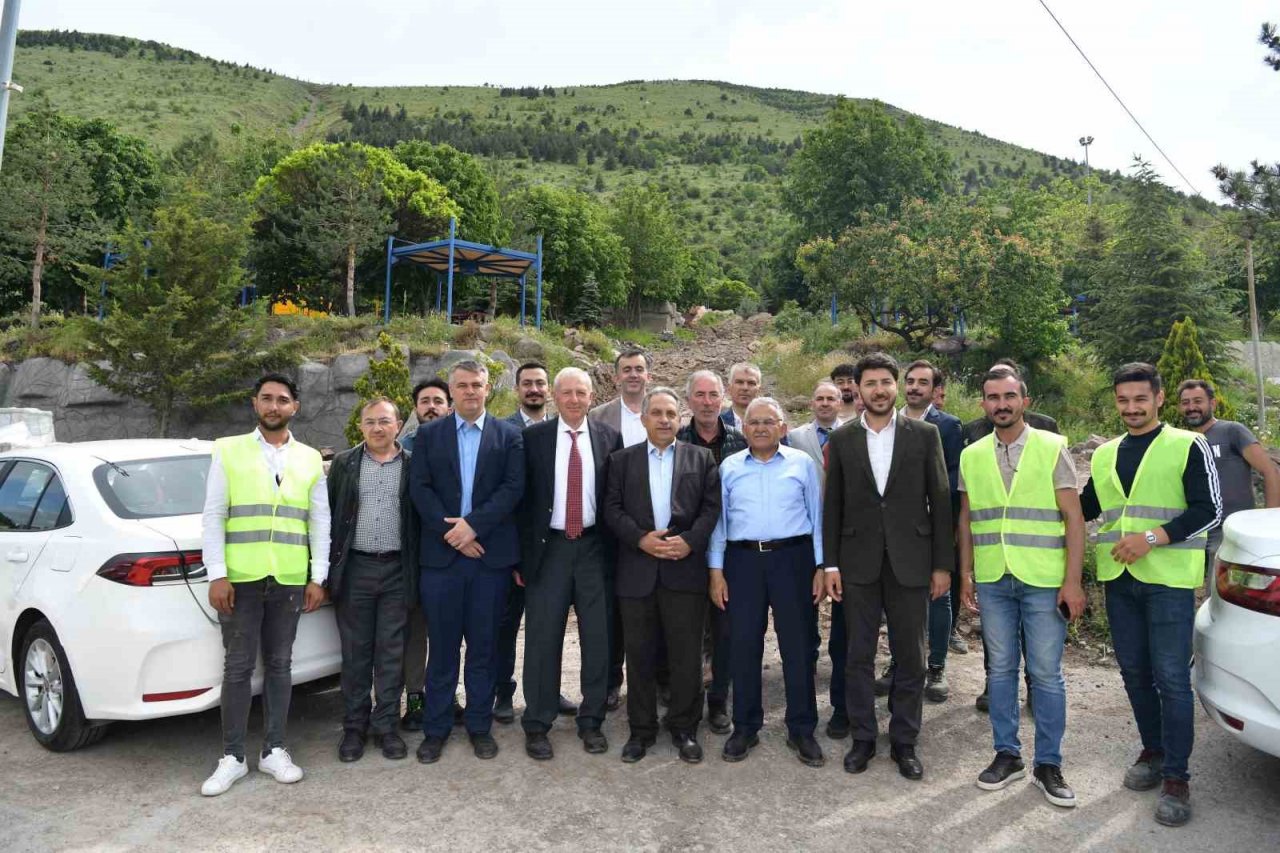 Ali Dağı Mesire Alanı tadilat ve düzenleme çalışmaları incelendi