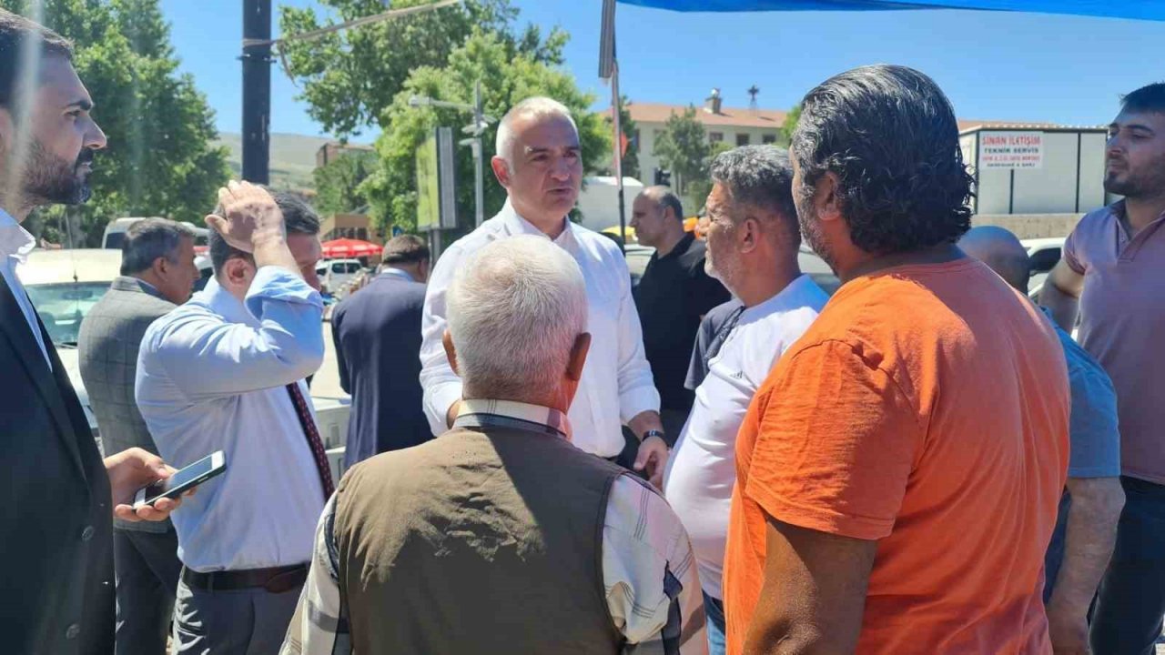 Kültür ve Turizm Bakanı Ersoy, Malatya’da incelemelerde bulundu