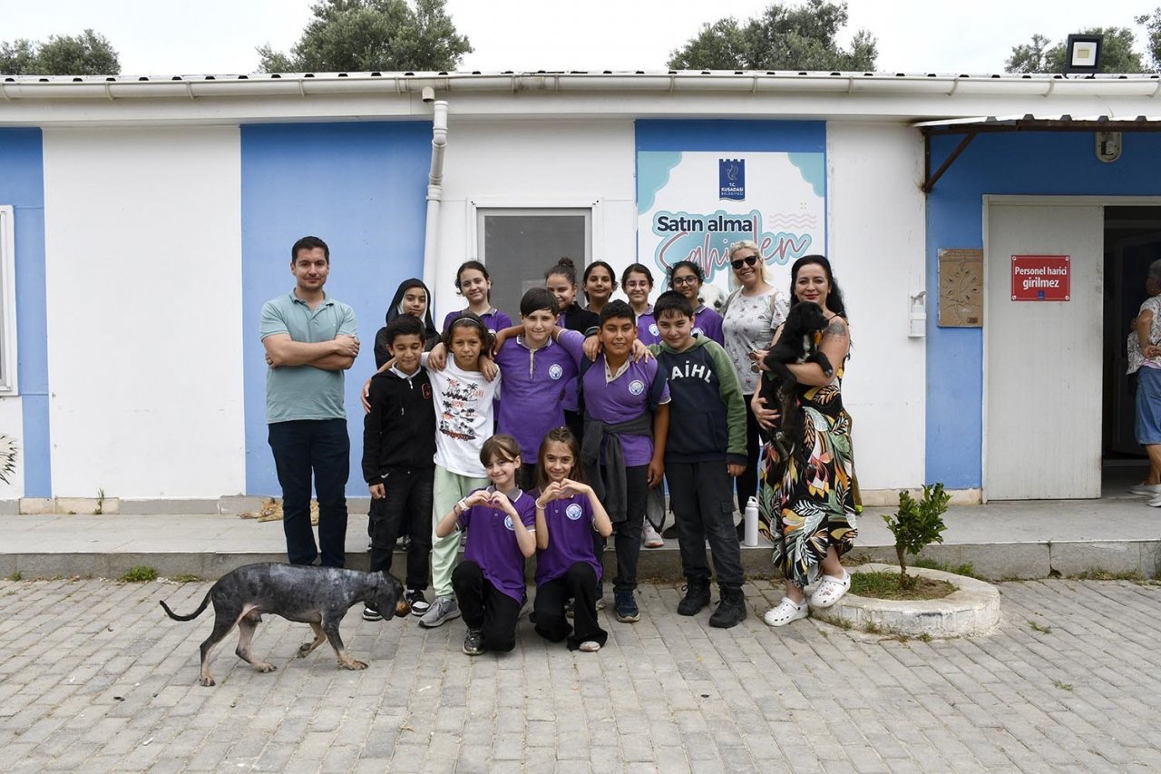 Öğrenciler, Evcil Hayvan Rehabilitasyon Merkezi’ni gezdi