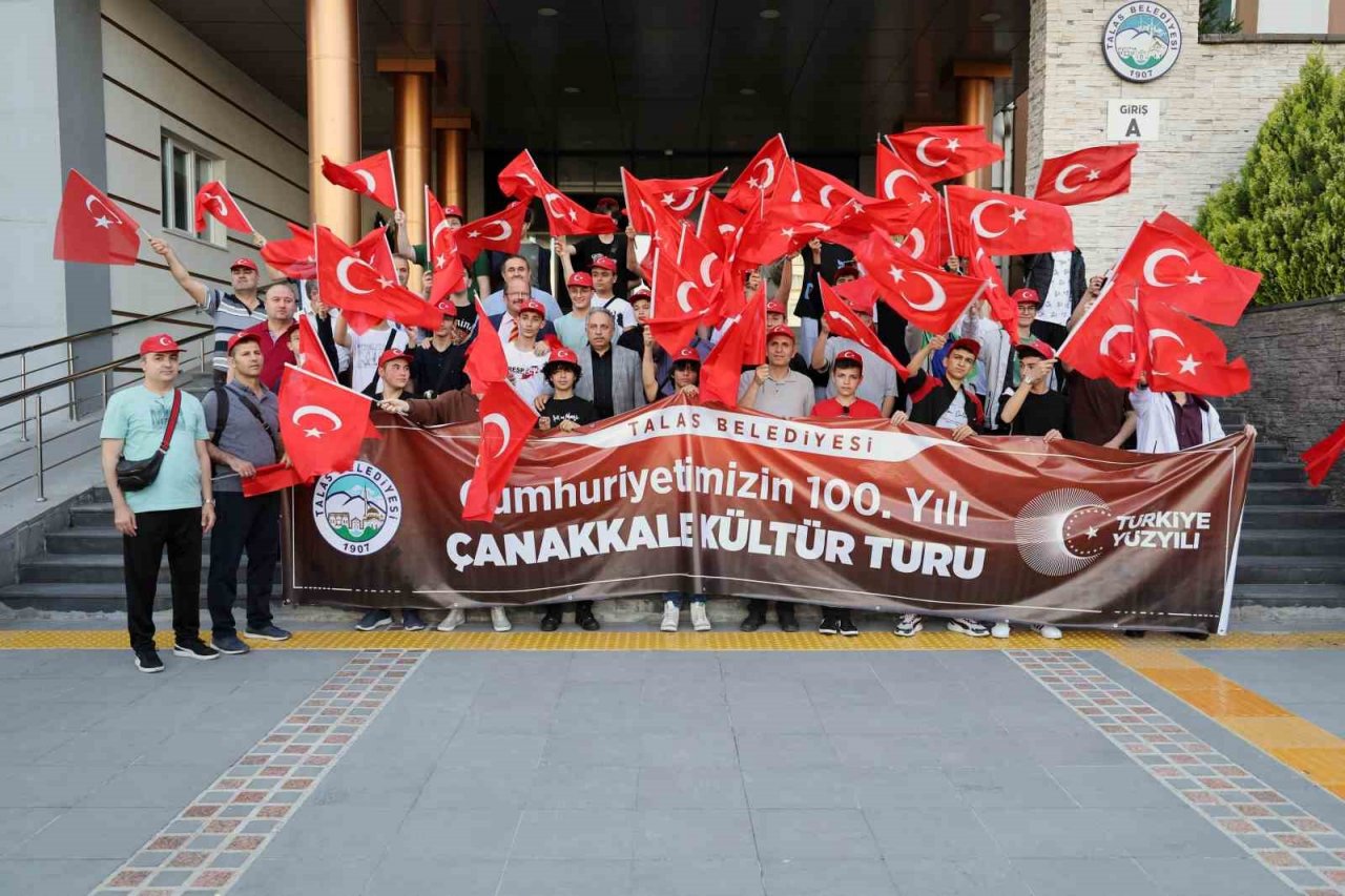Talas’tan cumhuriyetin 100. yılına özel Çanakkale turu