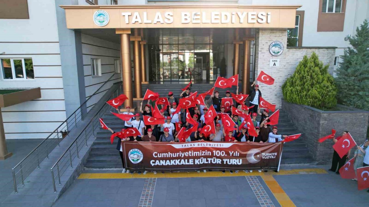 Talas’tan cumhuriyetin 100. yılına özel Çanakkale turu