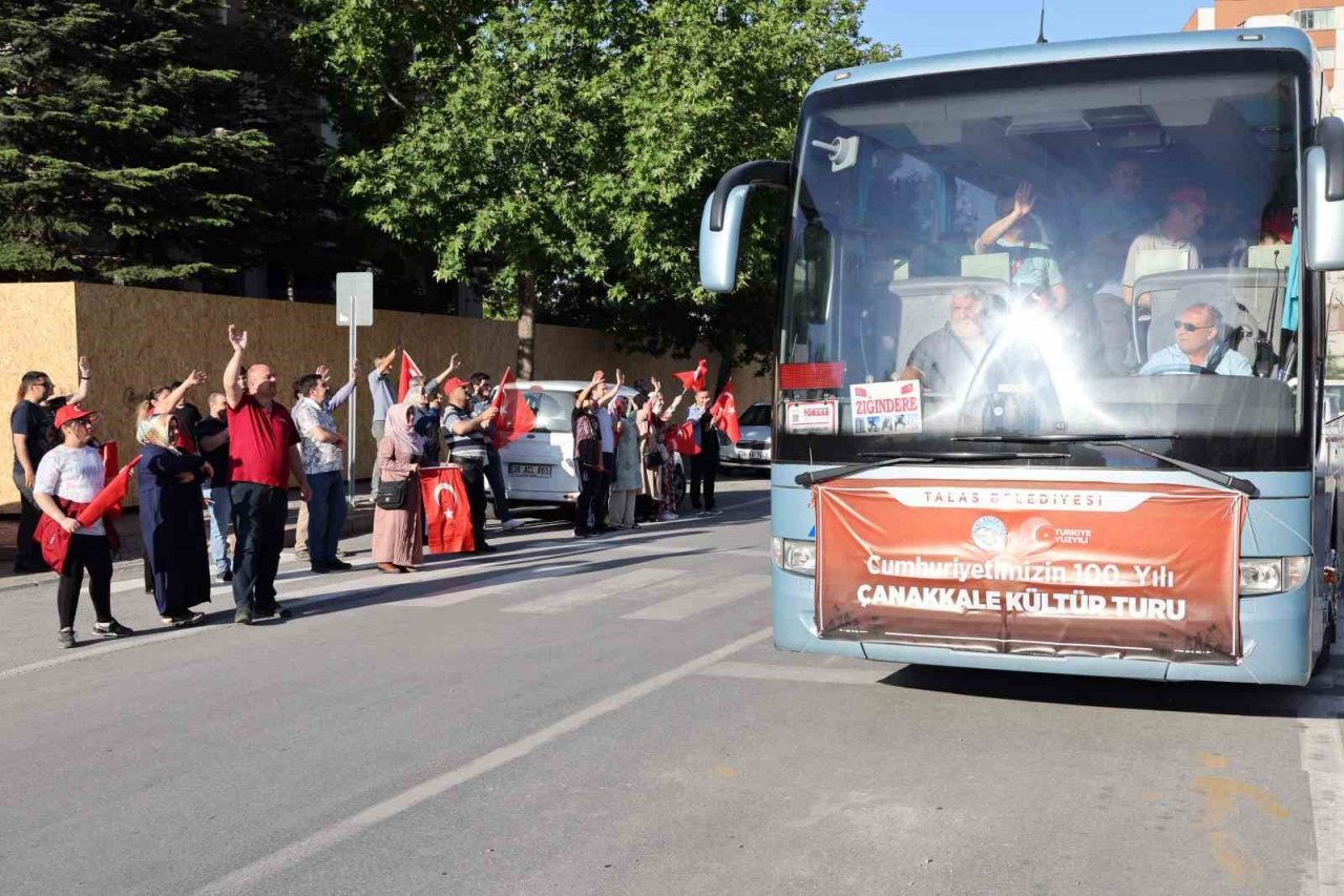 Talas’tan cumhuriyetin 100. yılına özel Çanakkale turu