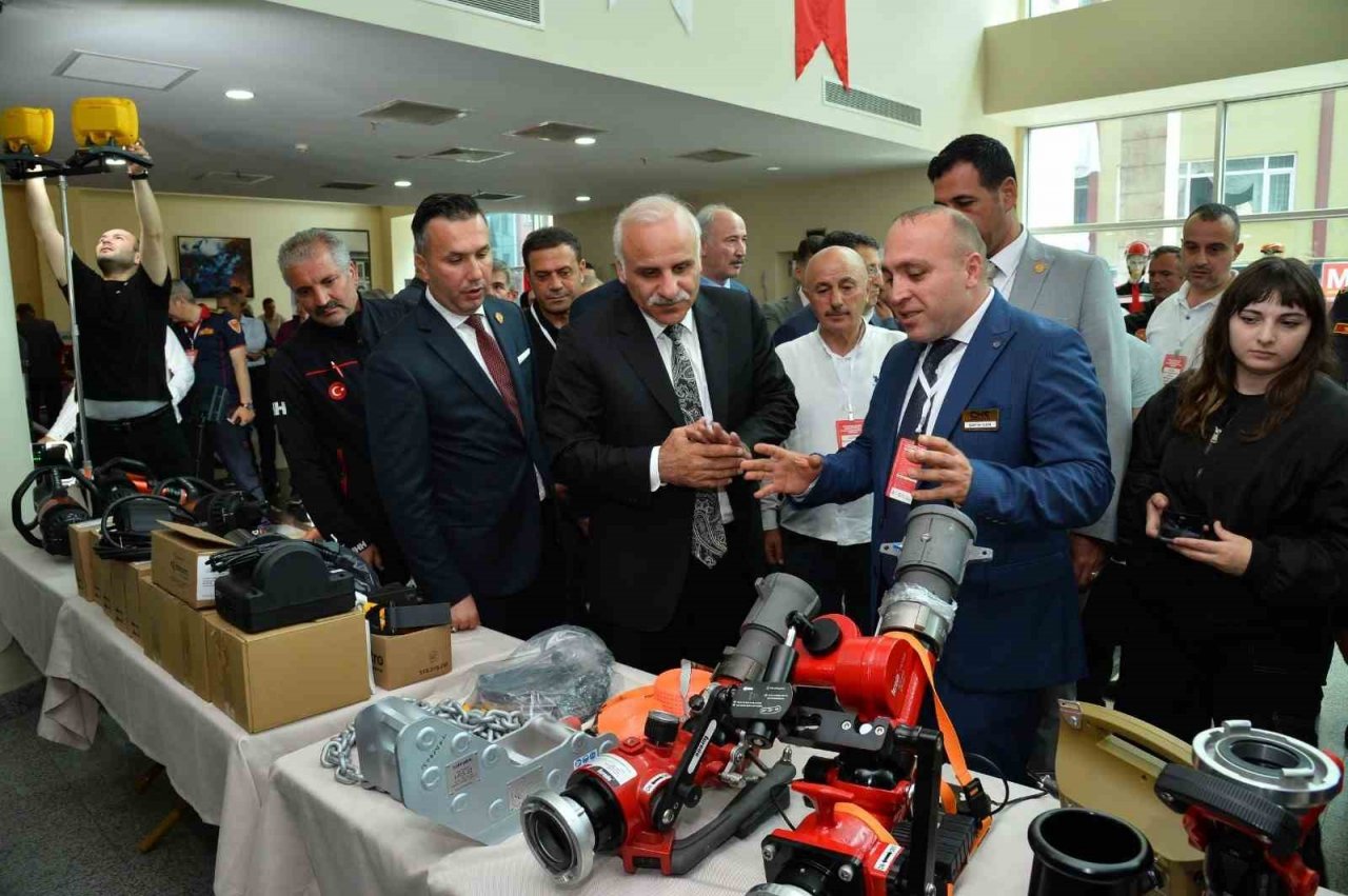 İtfaiyeciler Trabzon’da bir araya geldi