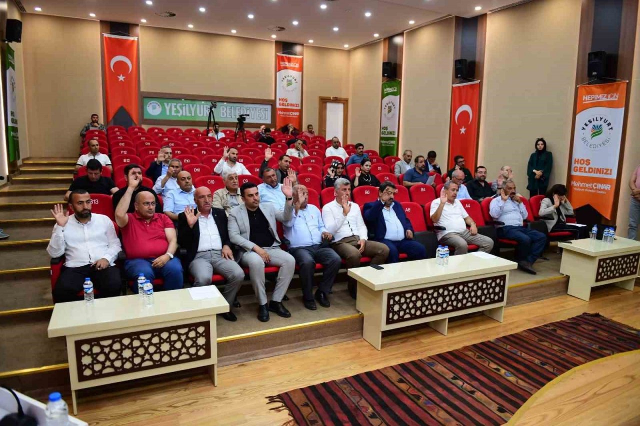 Yeşilyurt Belediye Meclisi Haziran ayı toplantısı yapıldı