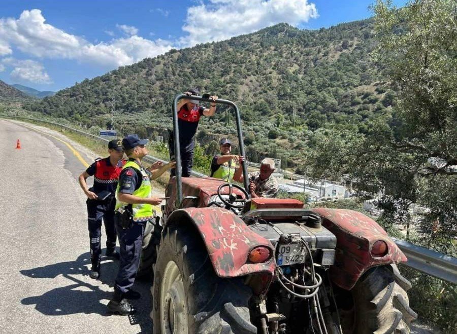Aydın’da 16 araç trafikten men edildi